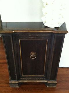   Company Mid Century Modern Black Wood Entry Console Cabinet 2.9f