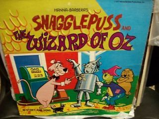 Snagglepuss The Wizard of Oz in Story and Song 1977 LP Hanna Barbera