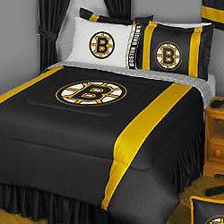 nEw NHL BOSTON BRUINS Hockey Twin Bedding COMFORTER SET