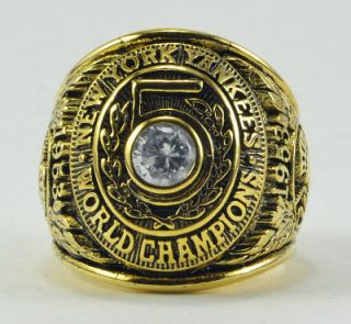 1953 New York Yankees Championship World Series Ring Box mantle berra 