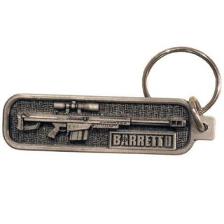 BARRETT 82A1 50BMG PEWTER KEY CHAIN .50 CAL SHOOTING SNIPER TACTICAL 
