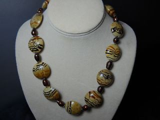 Donna Dressler Wave Bead Necklace