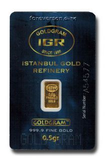 Newly listed 0.5 Gram 9999 24K GOLD Premium Bullion Bar Ingot
