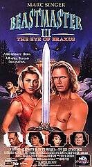 Beastmaster 3 The Eye of Braxus VHS, 1996