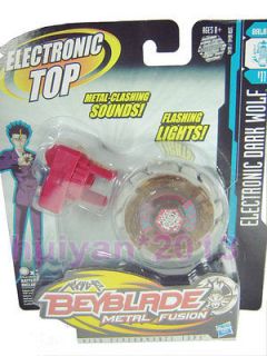 Beyblade Metal Fusion TOP Attack B 11 Electronic Dark Wolf RARE NEW 