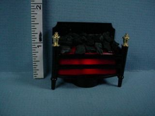 Battery Operated flickering Fireplace Light Insert/Coal T22 Dollhouse 