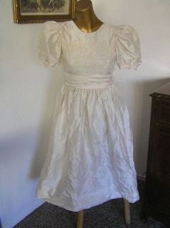 Special Occasion 100% Silk Ecru Dressy Dress by Posies by Women of 