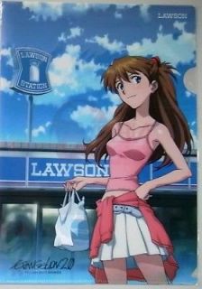 Neon Genesis Evangelion Lawson Campaign A4 Clear File ASUKA Shop *NOT 