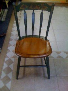   Vintage Hitchcock Green/Harvest Arrowback Chair   Good Original