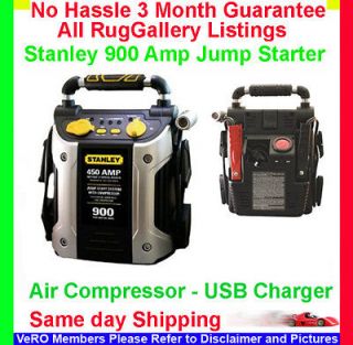 STANLEY 900 AMP CAR BATTERY JUMP STARTER BOOSTER RECHARGEABLE INFLATOR 