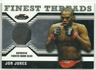 2011 Topps UFC Finest Threads 2 Color Shirt Relic Card Jon Jones