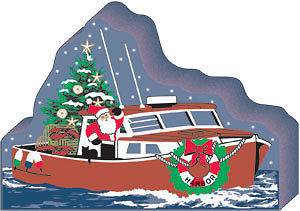 Cats Meow Christmas Series 2012   Cape Cod   Christmas Lobster Boat 