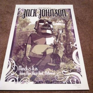 jack johnson poster in Music Memorabilia