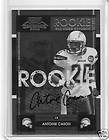2008 PLAYOFF CONTENDER #106 ANTOINE CASON AUTO ROOKIE RC CHARGERS