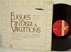 RICHARD MORRIS Organ Fugues Fantasia Variations 1976 LP