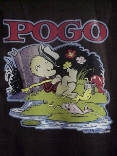 NOS 2006 Pogo Possum Pogofest Gone Fishing T Shirt Limited # Medium 