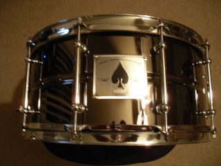 PDP ACE 6.5x14 Black Nickel over Brass w/Tube Lugs Snare Drum with 