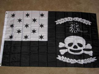 War of 1812 Flag 3x5 feet Dont Tread on Me Thy will be done American 
