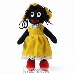 15cm Boyles Bertha Dressed Golliwog Gollies Golly With A Hand Painted 