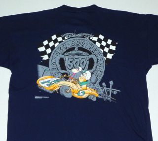 Vintage The Flintstones Bedrock 500 Henley T Shirt Deadstock 90s 