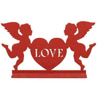 Bethany Lowe Valentine   Cupids Love Table Sign   LG0638