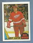 1987 88 O PEE CHEE Brent Ashton # 100 Red Wings OPC 87 88 HIGH GRADE 