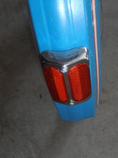 OLD SCHOOL VINTAGE RED & CHROME 3” BICYCLE BIKE REFLECTOR on sale
