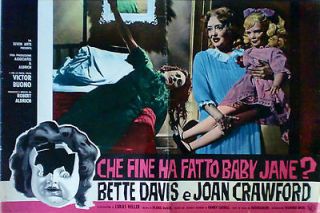   HAPPENED TO BABY JANE DOLL Poster BETTE DAVIS JOAN CRAWFORD IN BONDAGE