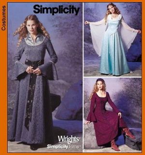 LORD OF THE RINGS ARWEN EOWYN GALADRIEL FANTASY COSTUMES SEWING 