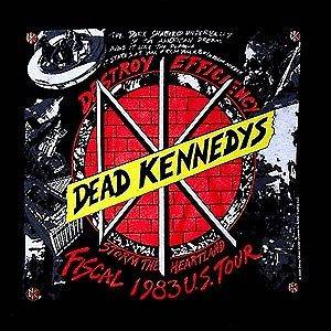New Authentic Dead Kennedys Fiscal 1983 U.S. Tour Mens T Shirt Size 