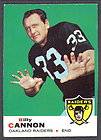 1969 TOPPS FOOTBALL 68 BILLY CANNON EX NM OAKLAND RAIDERS CARD