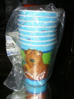 Bear in the Big Blue House Birthday Party Decoration Cups JIm Henson 