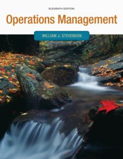 Operations Management by William J. Stevenson 2011, Hardcover