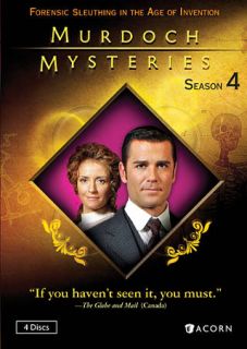 Murdoch Mysteries Season 4 DVD, 2012, 4 Disc Set