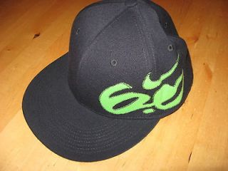 NEW Nike 6.0 BIG WIN Flat Flex Green/Black Hat Cap S/M