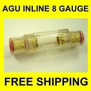 Inline AGU Fuse Holder 8 Guage for Car Amplifier NEW