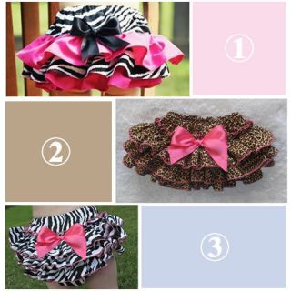 1pc Baby Girl Kid Toddler Ruffle Pants Nappy Cover Bloomers Skirt Free 