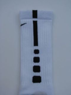 Nike Elite Basketball Crew White/Black Socks Size XL Rare socks 