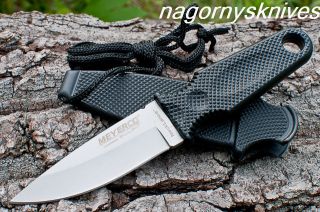 Meyerco Single Edge Neck Knife w/Sheath & Lanyard Cord