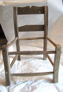 HAND MADE CHILDS CHAIR FRAME FOLK/PRIMATIVE