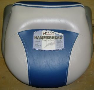WISE/ACTION BUTT SEAT, BOAT SEAT, HAMMERHEAD SEAT GREY/BLUE