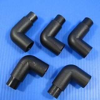 Black 90 degree elbow 12/16mm bore PVC U pipe L Joint Plastic hose 
