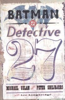 DC Comics Hardcover Batman Detective #27 Bob Kane Uslan