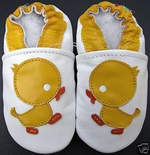 shoeszoo carozoo duck white 0 6m soft sole leather infant baby shoes 