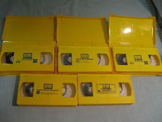 LOT OF 5 BOB THE BUILDER VHS VIDEOS Can We Fix It? To the Rescue Pets 