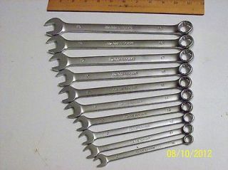 Blue Point 10 Pc Metric Wrench Set 10mm thru 19mm, & a Snap On Screw 