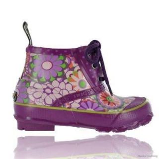 BOGS Charlot Lavender Purple 52349 Kids Waterproof Rubber Girls Rain 