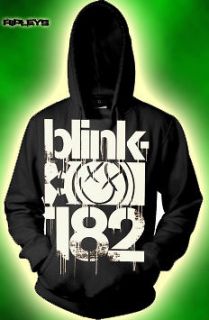 Official BLINK 182 Hoody Hoodie Logo 3 BARS Smiley All Sizes