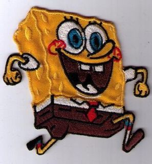 SPONGEBOB EMBROIDERED PATCH IRON ON SEW ON PATCH