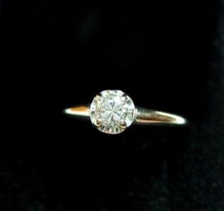 Antique/ Vintage Diamond Estate Ring   Brilliant stone